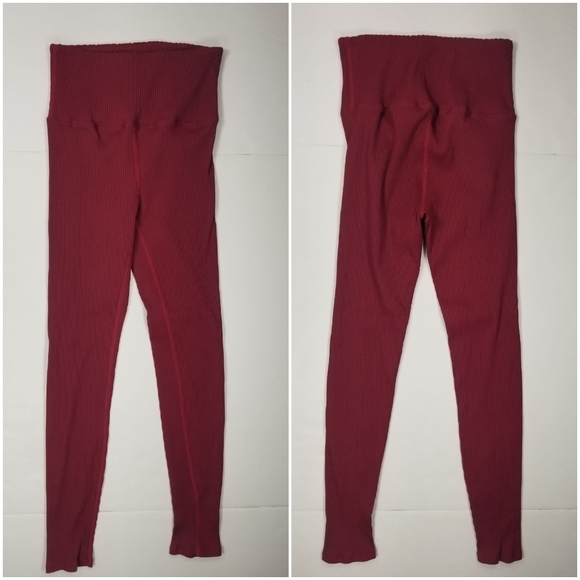 Carbon38 Sz Small Seamless Ribbed High Rise Leggings - Picture 1 of 6